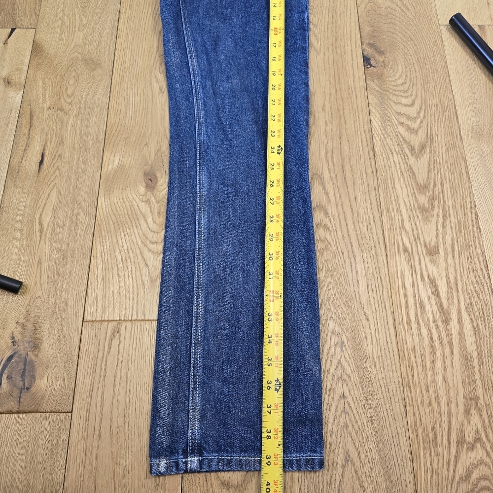 BDG High Rise Straight Leg Cowboy Jean Metallic Wash Size 25 - Picture 10 of 11
